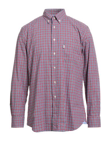 Barbour Man Shirt Red Size S Cotton In Purple