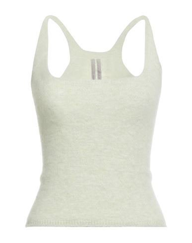 Rick Owens Woman Top Light Green Size S Alpaca Wool, Polyamide, Wool, Elastane In Green