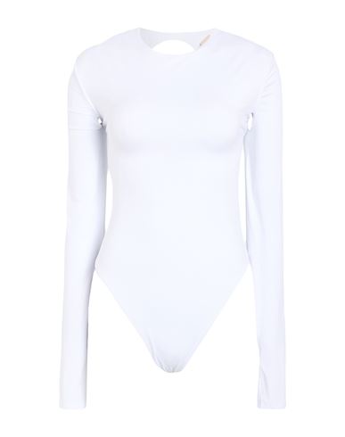 Aniye By Woman Bodysuit White Size L Polyamide, Elastane