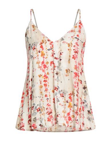 Semicouture Woman Top Light Grey Size 8 Viscose In Neutral