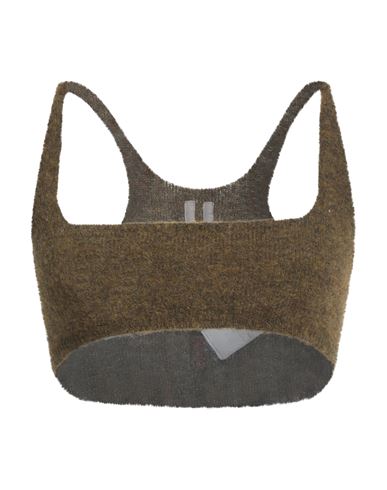 Rick Owens Woman Top Khaki Size S Alpaca Wool, Polyamide, Wool, Elastane In Sand