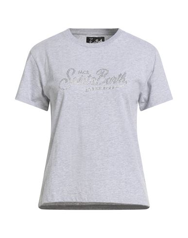 Mc2 Saint Barth Woman T-shirt Light Grey Size L Cotton In Gray