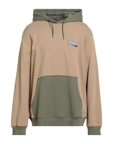 Napapijri Man Sweatshirt Beige Size M Cotton, Elastane In Nude