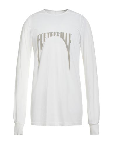 Rick Owens Drkshdw Drkshdw By Rick Owens Man T-shirt White Size S Cotton In White