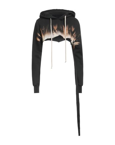 Rick Owens Drkshdw Drkshdw By Rick Owens Woman Sweatshirt Black Size L Cotton In Black