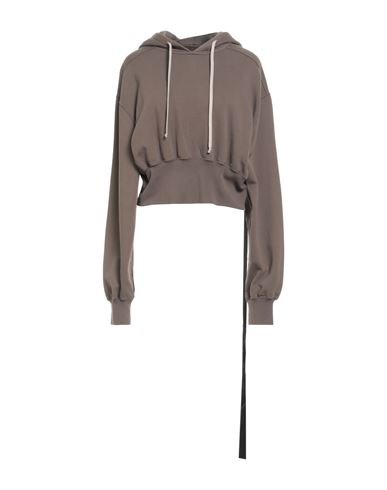 Rick Owens Drkshdw Drkshdw By Rick Owens Woman Sweatshirt Khaki Size Xl Cotton In Brown