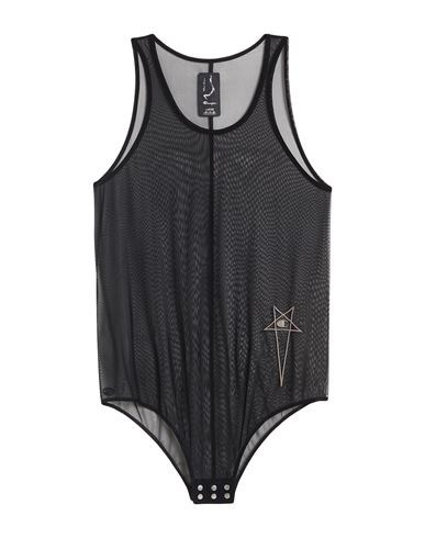 Rick Owens X Champion Man Tank Top Black Size Xl Polyamide, Elastane In Black