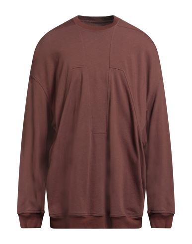 Rick Owens Man Sweatshirt Brown Size S Cotton