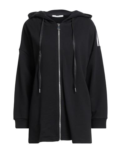 Le Streghe Woman Sweatshirt Black Size M Cotton