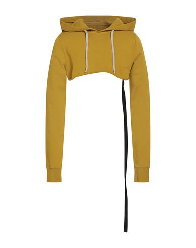 Rick Owens Drkshdw Drkshdw By Rick Owens Man Sweatshirt Marigold Size S Cotton In Gold