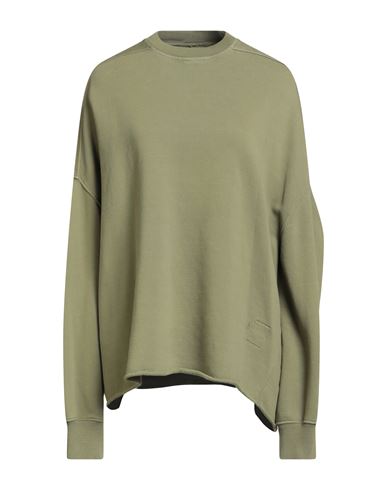 Rick Owens Drkshdw Drkshdw By Rick Owens Woman Sweatshirt Military Green Size Onesize Cotton In Green