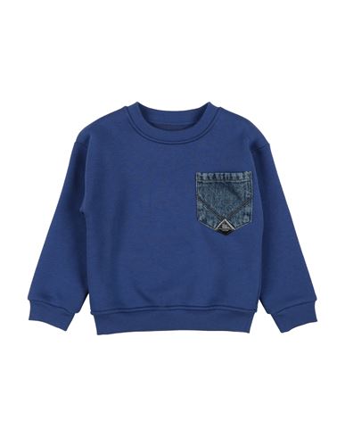 Roy Rogers Roÿ Roger's Toddler Boy Sweatshirt Blue Size 7 Cotton, Polyester In Blue