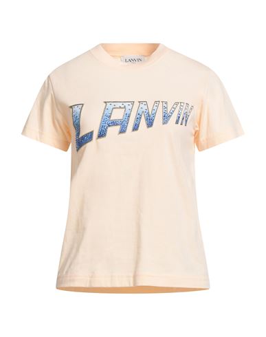 Lanvin Woman T-shirt Apricot Size M Cotton In Neutral