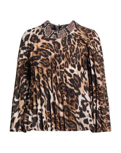 Boutique Moschino Woman Top Black Size 6 Polyester, Elastane In Black
