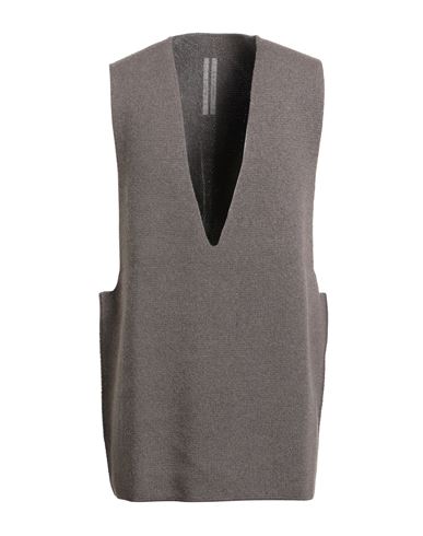 Rick Owens Man Sweater Taupe Size L Cashmere, Wool In Gray