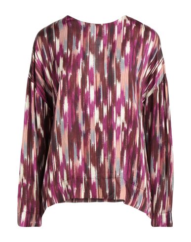 Ottod'ame Woman Top Mauve Size 4 Viscose In Purple
