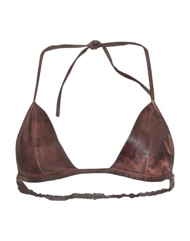 Rick Owens Drkshdw Drkshdw By Rick Owens Woman Top Brown Size S Cotton, Polyester, Elastane In Brown