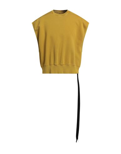 Rick Owens Drkshdw Drkshdw By Rick Owens Man Sweatshirt Mustard Size S Cotton In Green