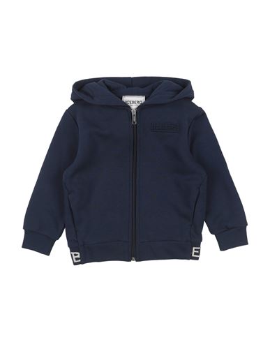 Iceberg Toddler Boy Sweatshirt Navy Size 6 Cotton, Polyester In Blue