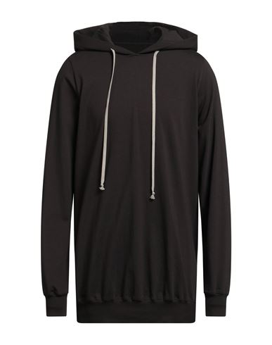 Rick Owens Man Sweatshirt Dark Brown Size S Cotton