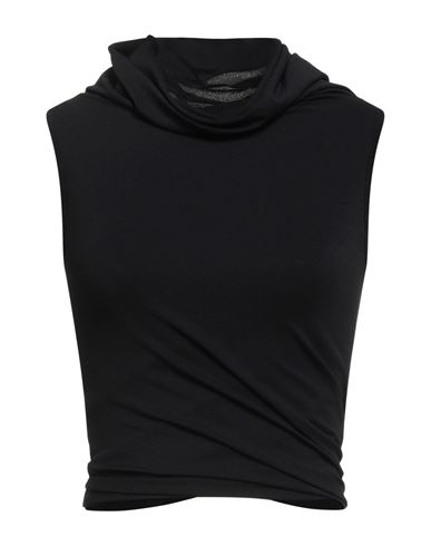 Rick Owens Lilies Woman Top Black Size 6 Viscose In Black
