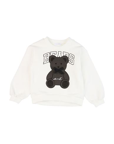 U+é Toddler Girl Sweatshirt White Size 5 Cotton In White