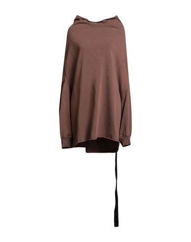 Rick Owens Drkshdw Drkshdw By Rick Owens Woman Sweatshirt Brown Size Onesize Cotton In Brown