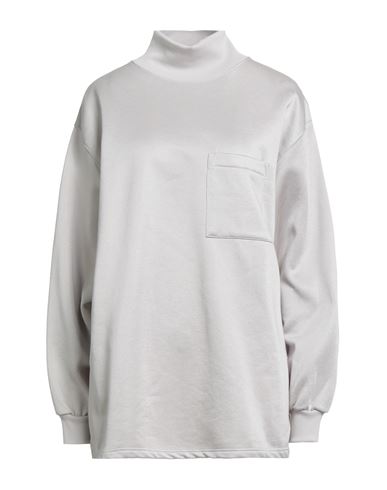 Girls Of Dust Woman Sweatshirt Light Grey Size S Polyester, Cotton In Gray