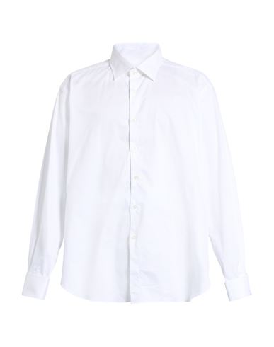 Xacus Man Shirt White Size 36 Cotton In White