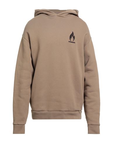 Drykorn Man Sweatshirt Camel Size M Cotton In Sand