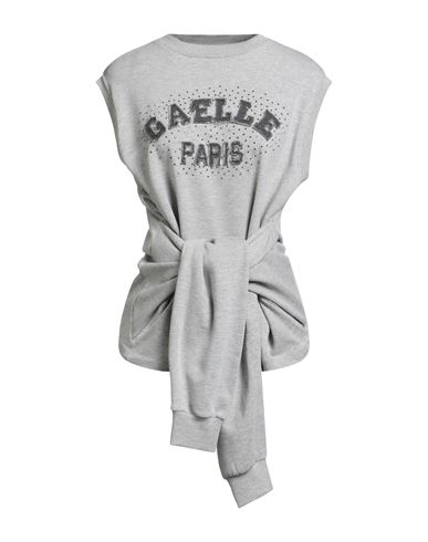Gaelle Paris Gaëlle Paris Woman Sweatshirt Grey Size 1 Cotton, Polyester, Elastane