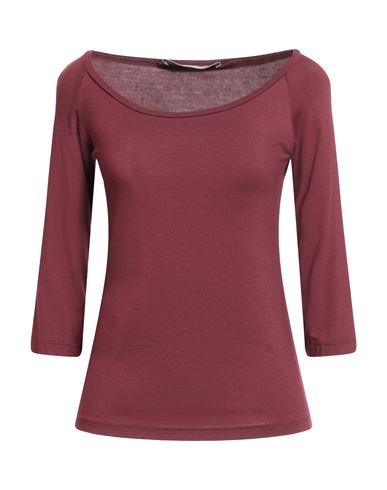 Rinascimento Woman T-shirt Burgundy Size M Viscose, Elastane In Red