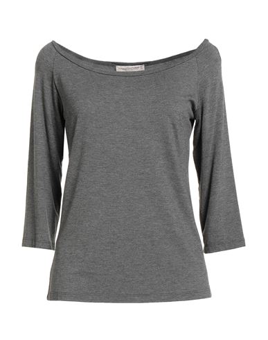 Rinascimento Woman T-shirt Grey Size Xl Viscose, Elastane In Gray