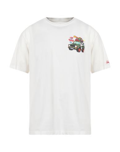 Mc2 Saint Barth Après-ski Collection Crypto Puppets Man T-shirt White Size L Cotton In White
