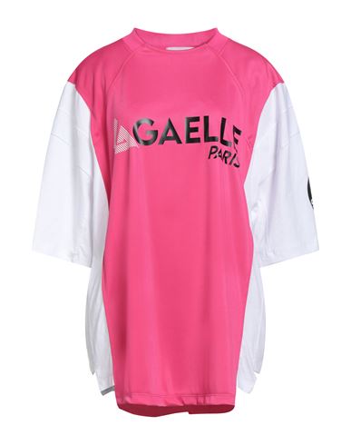 Gaelle Paris Gaëlle Paris Woman T-shirt Fuchsia Size 1 Polyester, Cotton In Pink