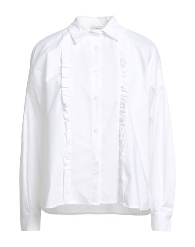 Rebel Queen By Liu •jo Woman Shirt White Size L Cotton