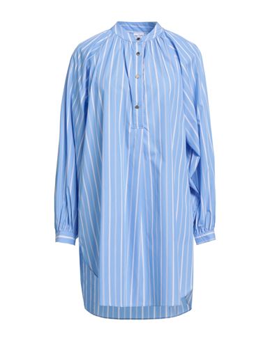 Rebel Queen By Liu •jo Woman Mini Dress Azure Size 6 Cotton