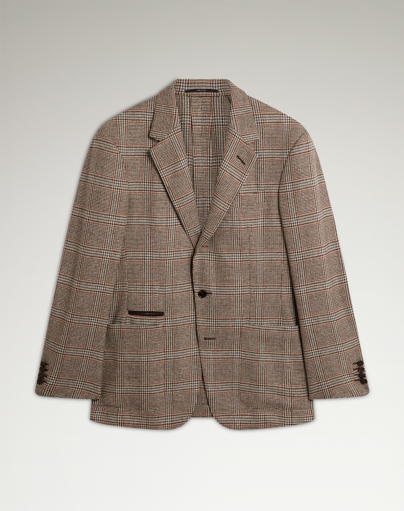 Dunhill Wool Cashmere Glen Check Bourdon Sports Coat In Brown