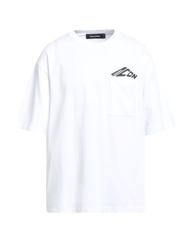 Dsquared2 Man T-shirt White Size Xl Cotton