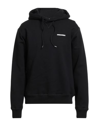 Dsquared2 Man Sweatshirt Black Size L Cotton