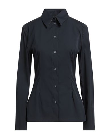 Fabiana Filippi Woman Shirt Midnight Blue Size 6 Cotton, Polyamide, Elastane In Blue