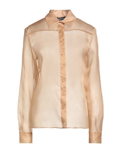 Fabiana Filippi Woman Shirt Beige Size 8 Silk In Neutral
