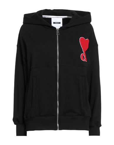 Dimora Woman Sweatshirt Black Size 8 Cotton In Black