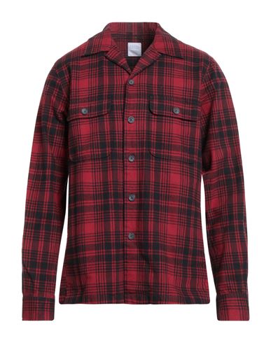 Xacus Man Shirt Red Size M Cotton In Red