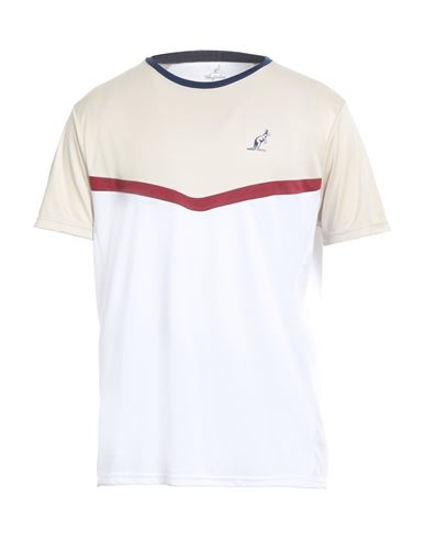 Australian Man T-shirt White Size L Polyester In Multi