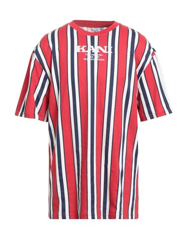 Karl Kani Man T-shirt Tomato Red Size Xl Organic Cotton In Multi
