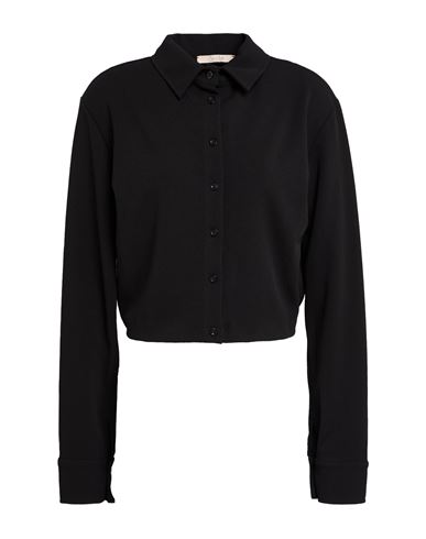 No-nà Woman Shirt Black Size M Polyester, Elastane In Multi