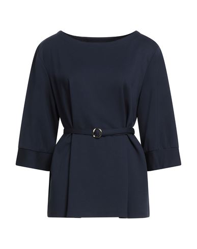 Imperial Woman Top Midnight Blue Size Xl Viscose, Polyamide, Elastane In Blue