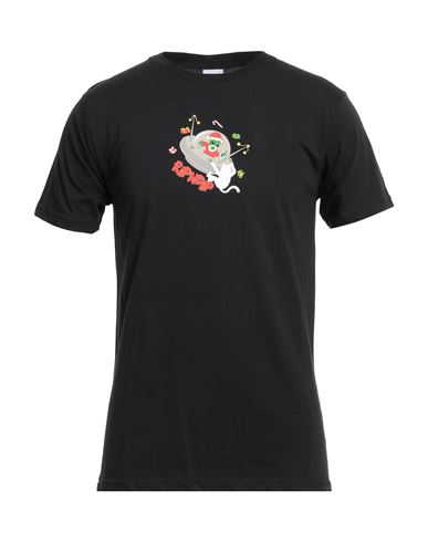 Ripndip Man T-shirt Black Size L Cotton In Black