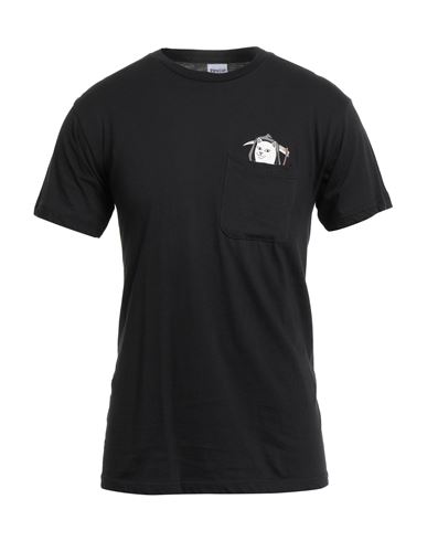 Ripndip Man T-shirt Black Size Xl Cotton In Black